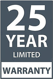 25 Year Limited Warranty